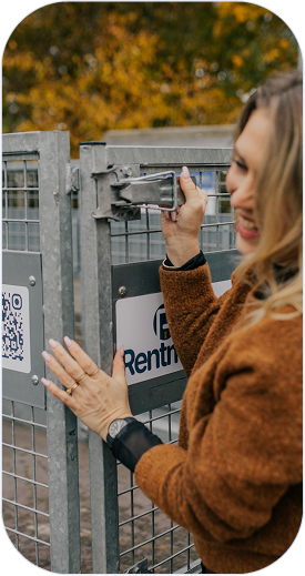 Opening a rental trailer