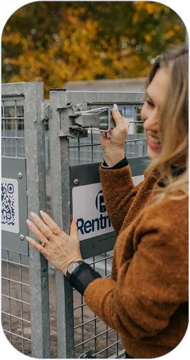 Opening a rental trailer